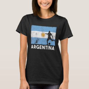 Argentina Flag Soccer Football Jersey Argentina Fa T-Shirt