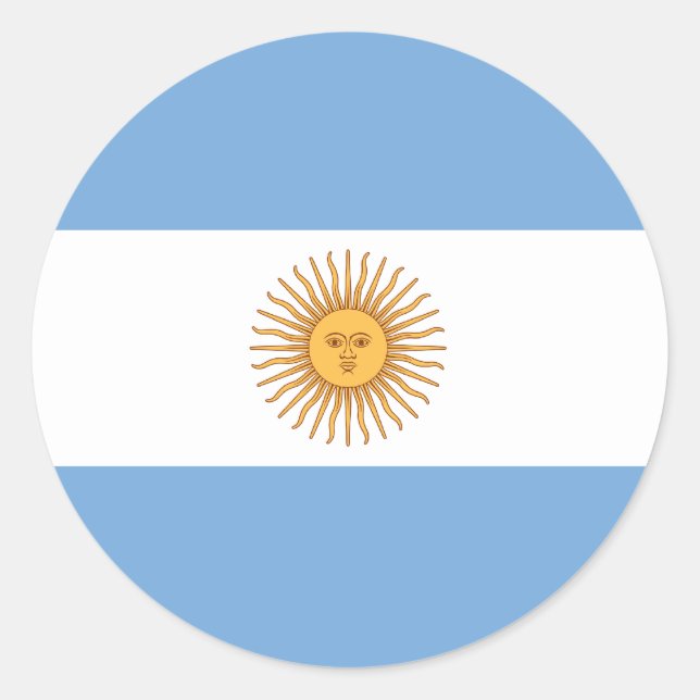 Argentina Flag Sticker (Front)