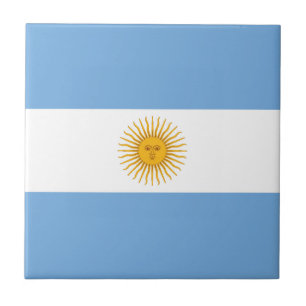 Argentina flag tile
