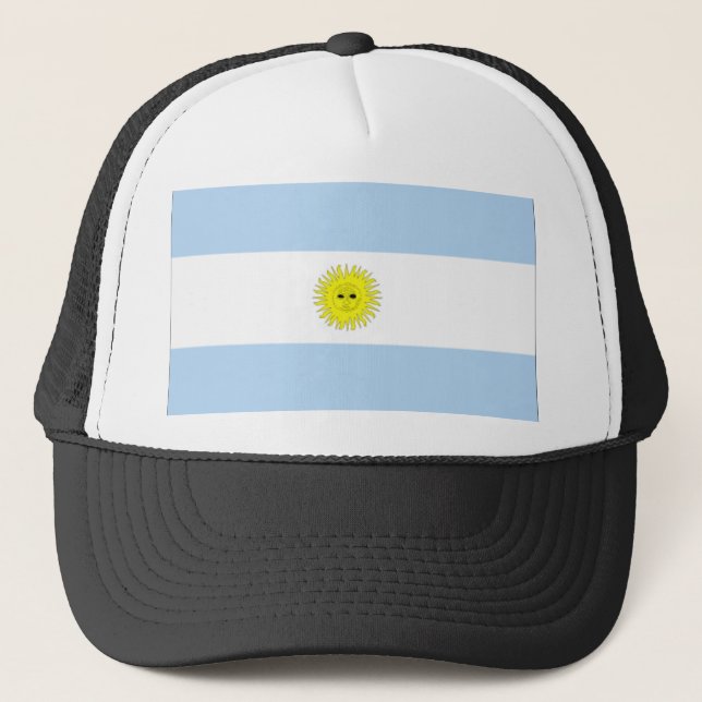 Argentina-flag Trucker Hat (Front)