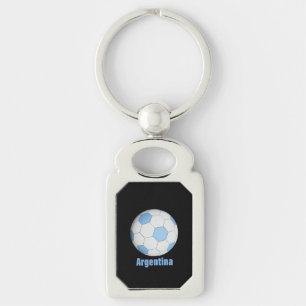 Argentina Football Keychain