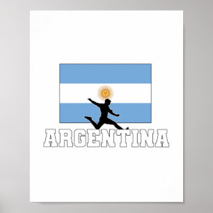 Argentina Football Soccer National Team Poster