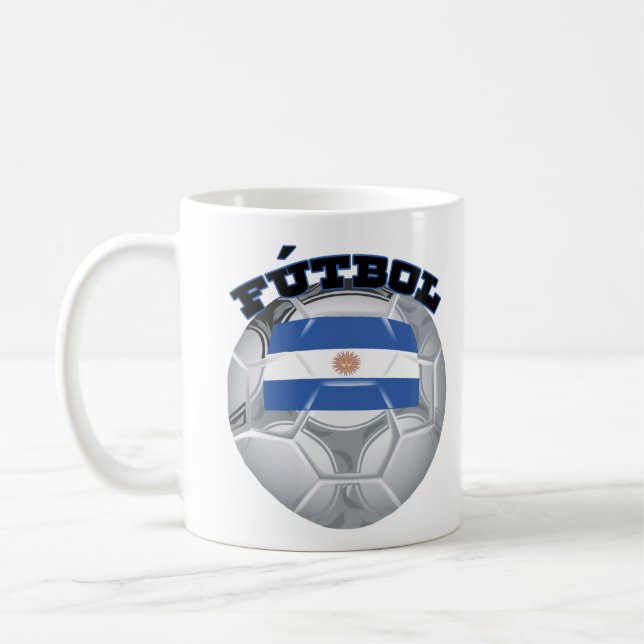 Argentina Futbol Coffee Mug (Left)