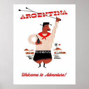 Argentina Gauchos Poster