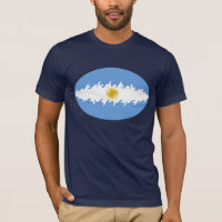 Argentina Gnarly Flag T-Shirt