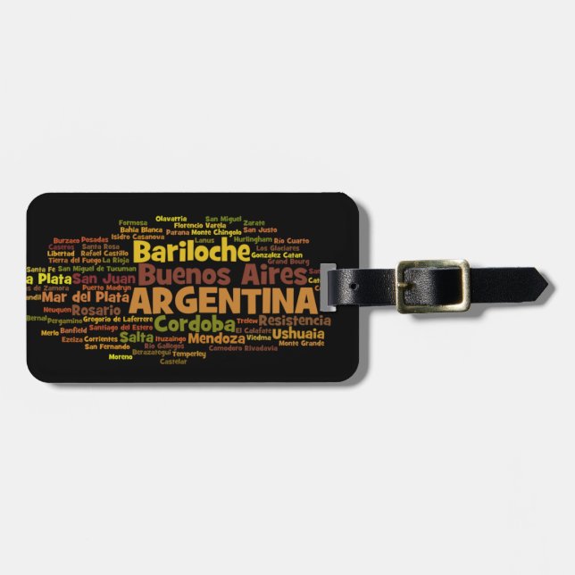 ARGENTINA Luggage Tag (Front Horizontal)