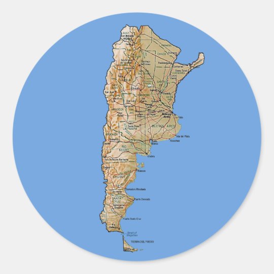 Argentina Map Sticker