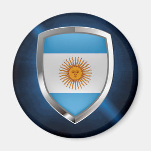 Argentina Mettalic Emblem Magnet