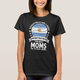 Argentina Mom Mothers Day Mama Argentinian America T-Shirt