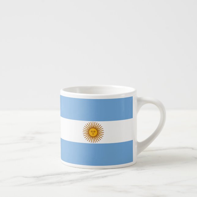 Argentina National Flag Patriotic Espresso Cup (Right)
