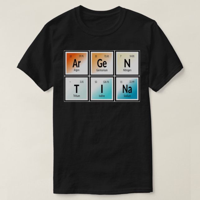 Argentina of Element T-Shirt (Design Front)