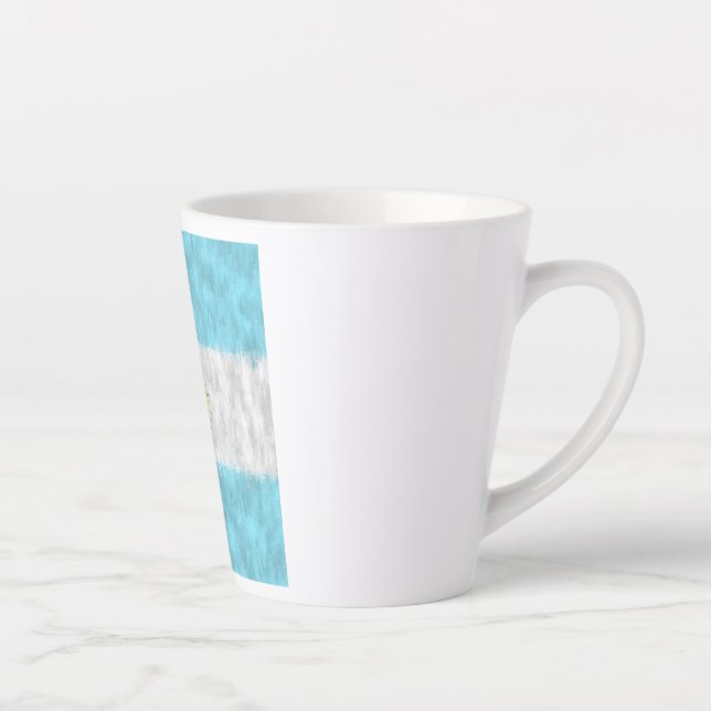 Argentina Oil Painting Drawing Latte Mug (Right)