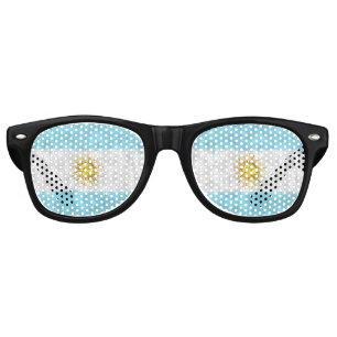 Argentina Oil Painting Drawing Retro Sunglasses