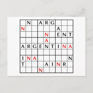ARGENTINA POSTCARD