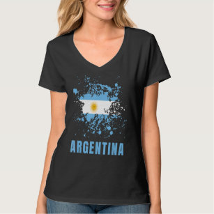 Argentina Retro Vintage Watercolors Sport Argentin T-Shirt