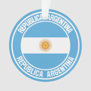 Argentina Round Emblem Ornament
