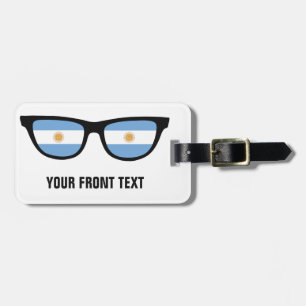 Argentina Shades custom luggage tag