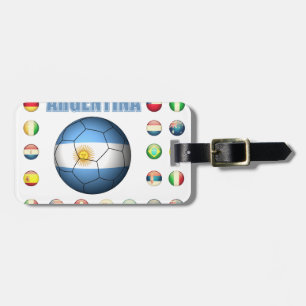 Argentina Soccer 0335 Luggage Tag