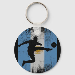 Argentina Soccer Argentina Footll Argentina Futbol Keychain