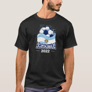 Argentina Soccer Argentinian Flag Pride Futbol Pla T-Shirt