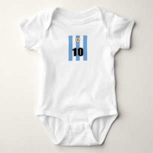 Argentina soccer baby bodysuit