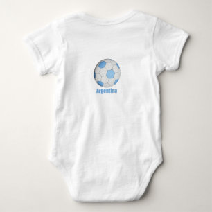 Argentina Soccer Baby Bodysuit