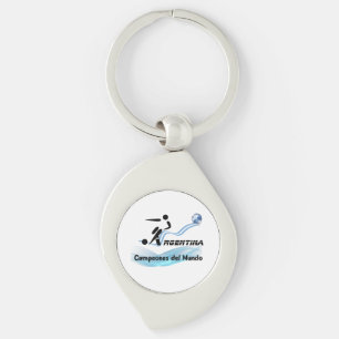 Argentina Soccer Champions Keychain