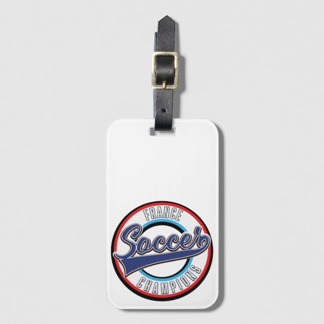 Argentina Soccer Champions Luggage Tag (Front Vertical)