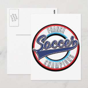 Argentina Soccer Champions Postcard