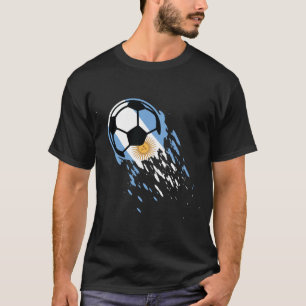 Argentina Soccer National Flag Football Fan Jersey T-Shirt
