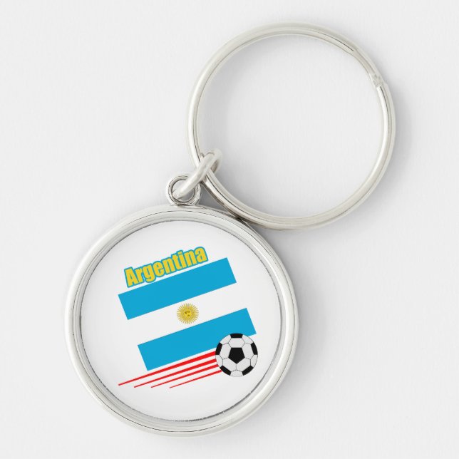 Argentina Soccer Team Keychain (Front)