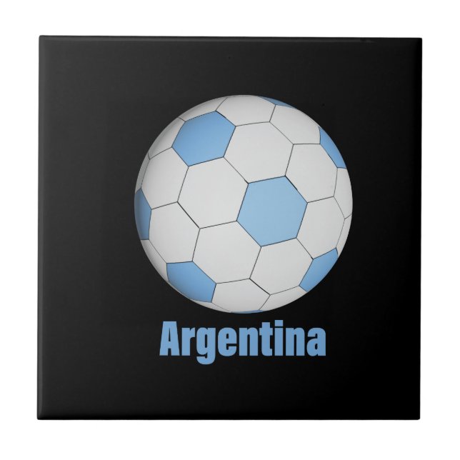 Argentina soccer  tile (Front)