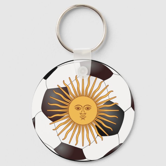 Argentina "Sol de Mayo" Keychain (Front)