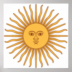 Argentina Sol de Mayo Poster