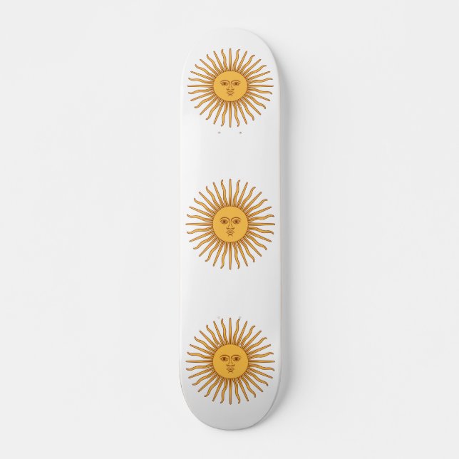 Argentina Sol de Mayo Skateboard (Front)