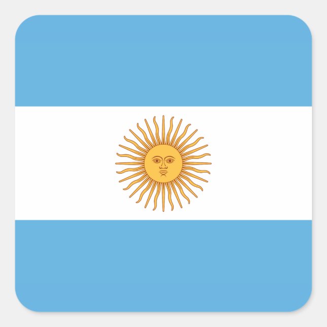 Argentina Square Sticker (Front)