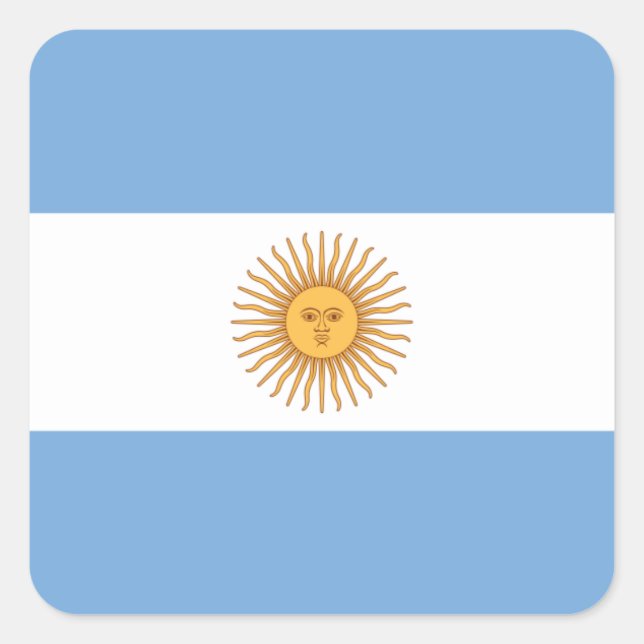 argentina square sticker (Front)