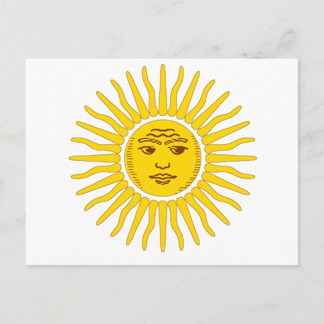 Argentina Sun Postcard (Front)
