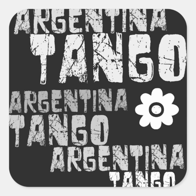 Argentina Tango Sticker (Front)