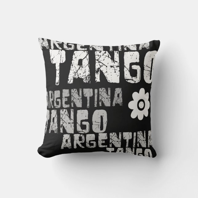 Argentina Tango Throw Pillow (Front)