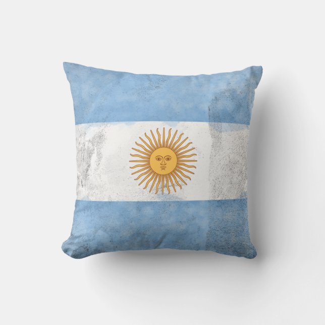 Argentina Throw Pillow (Front)