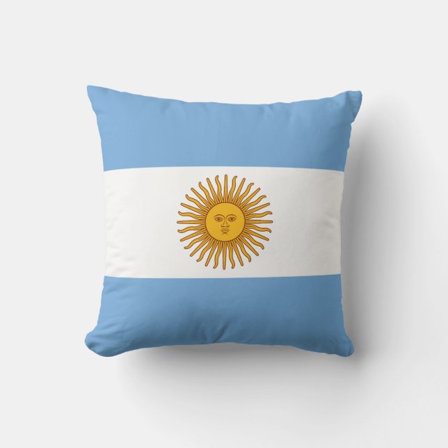 Argentina Throw Pillow (Front)