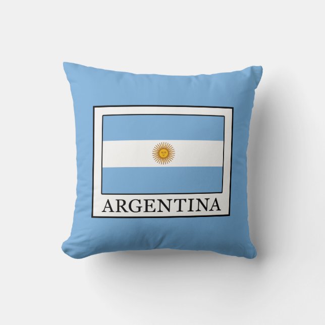 Argentina Throw Pillow (Front)