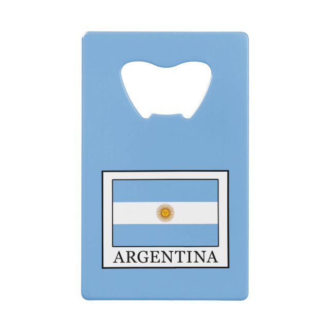 Argentina Wallet Bottle Opener (Front)