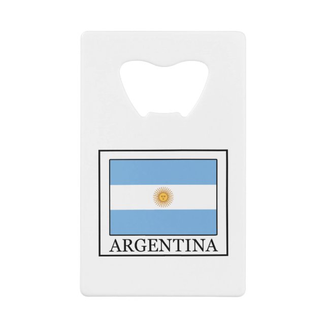 Argentina Wallet Bottle Opener (Front)