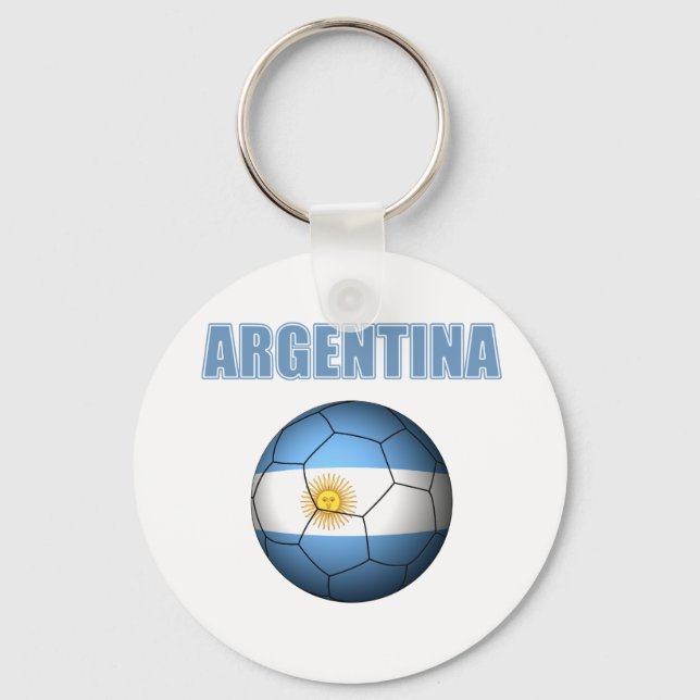 Argentina World Cup t-Shirt Keychain (Front)
