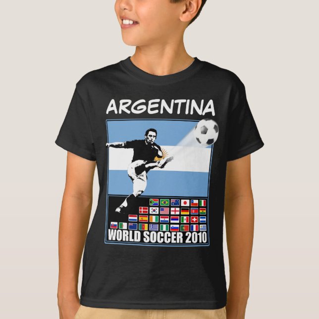 Argentina World Soccer 2010 T-Shirt (Front)