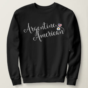 Argentine Américaine Entwinted Hearts Sweatshirt