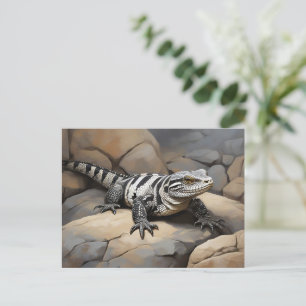Argentine Black And White Tegu Postcard