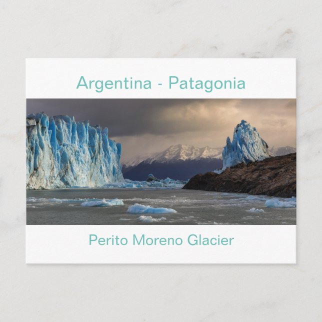 Argentine - Carte postale du glacier Perito Moreno (Devant)